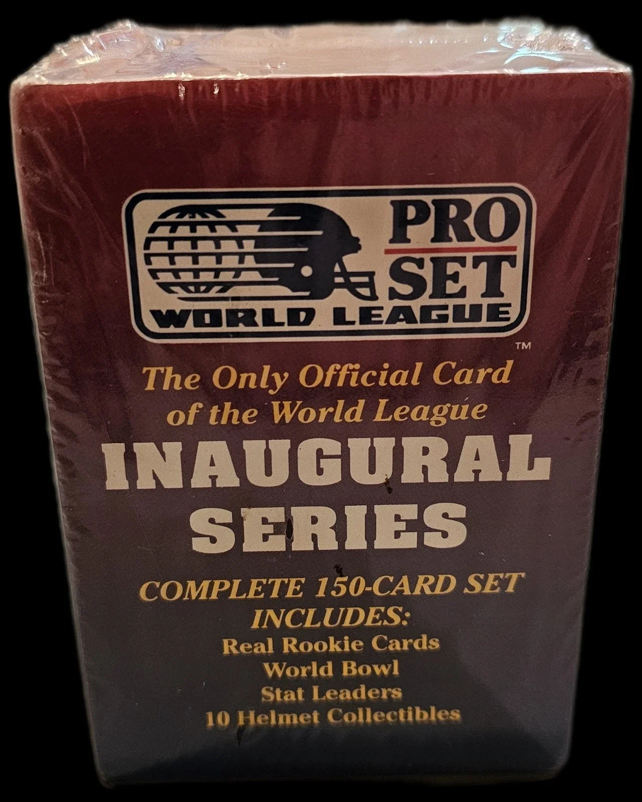 New - 1991 Pro Set World League Inaugural Series Football 150 Card Set Factory Sealed