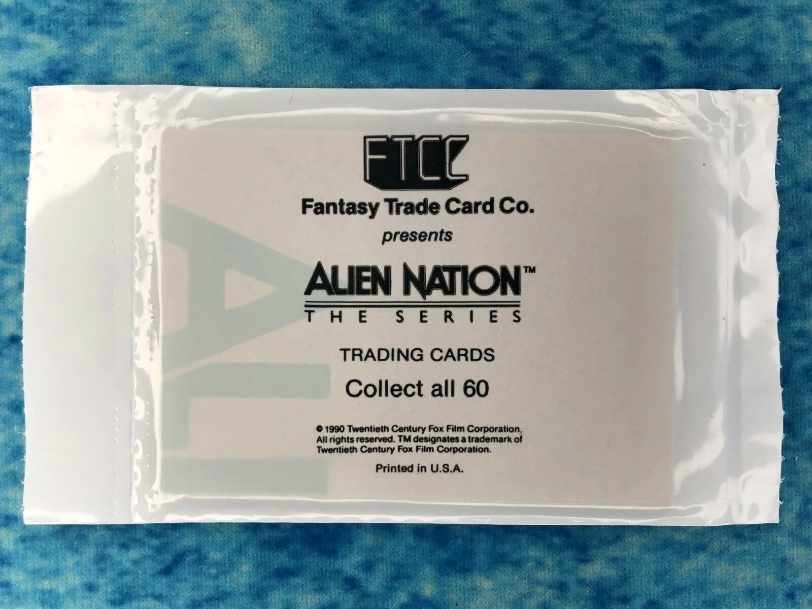 (1) One New Pack - FTCC 1990 ALIEN NATION Fantasy Trading Card - 10 Cards Per Pack - Image 3