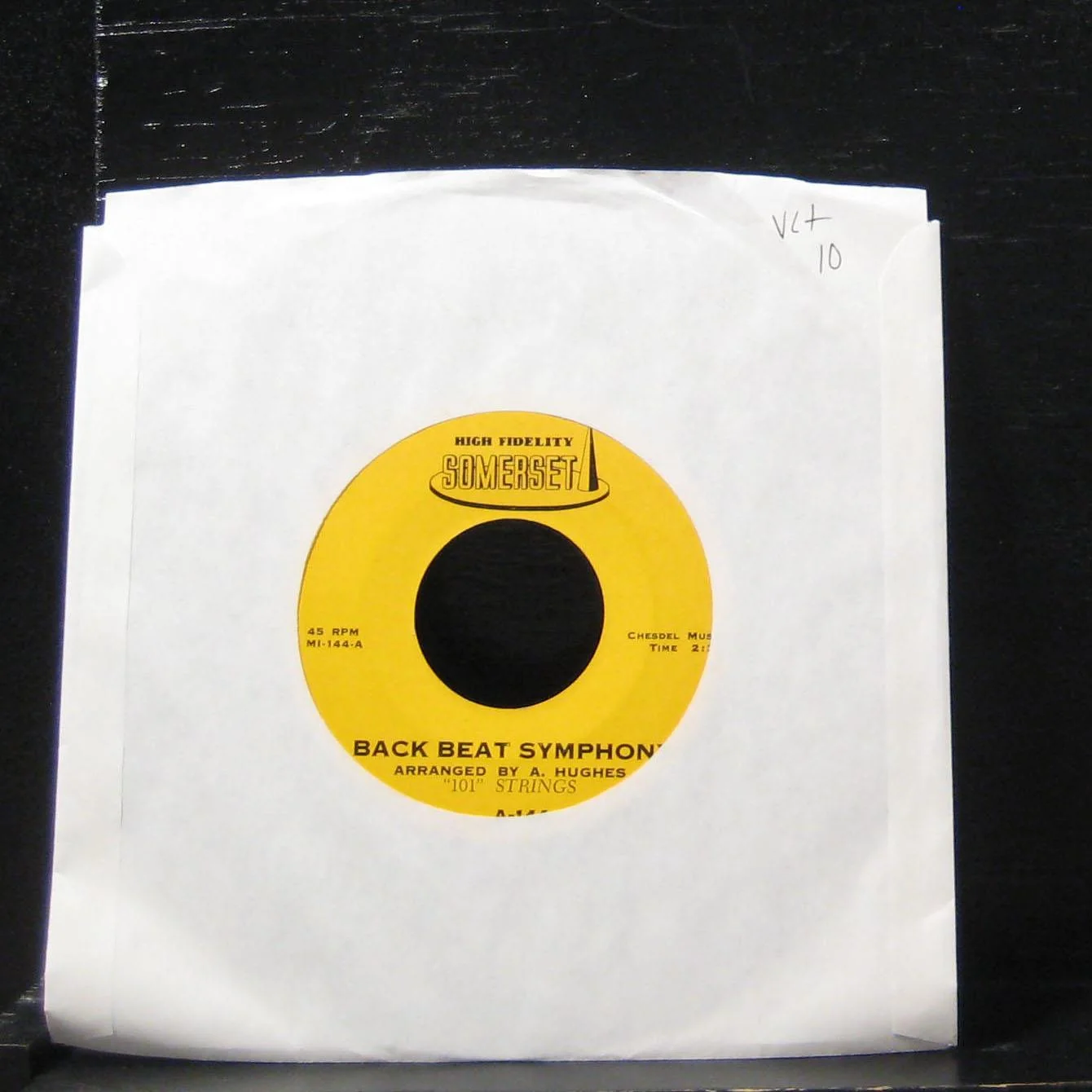 101 Strings - Backbeat Symphony / Frankie And Johnny 7" VG+ A-144 Vinyl 45