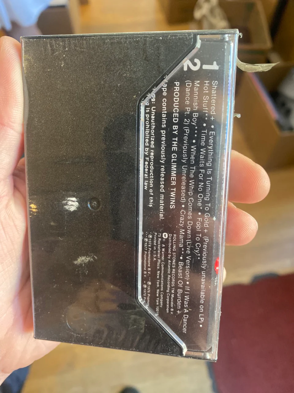 The Rolling Stones - Sucking In The Seventies - New Sealed Cassette 1981 Rolling Stones USA Original Tape - Classic Rock - Image 4
