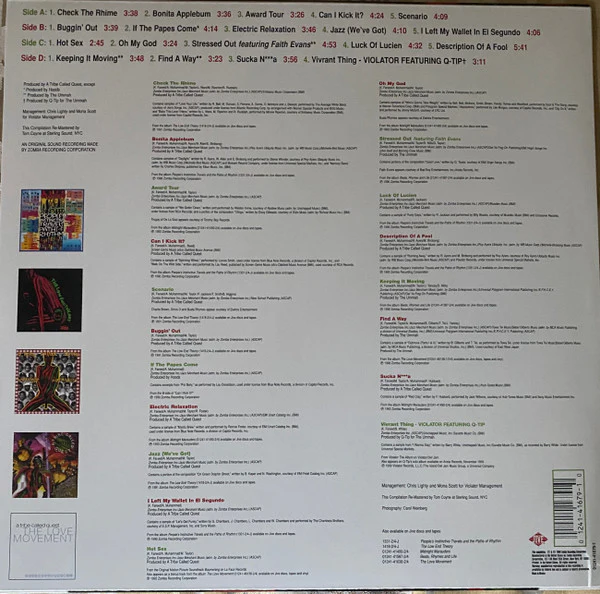 A Tribe Called Quest - The Anthology (1999) - Mint- 2 LP Record 2023 Jive USA Vinyl - Hip Hop / Conscious - Image 2