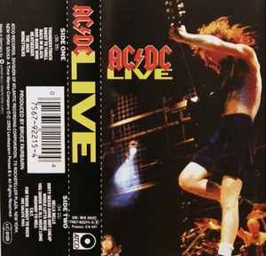 AC/DC - Live - VG+ Cassette 1992 ATCO Records Tape - Rock