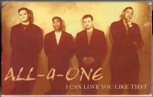 All-4-One - I Can Love You Like That - Mint- Cassingle 1995 Atlantic Tape - Hip Hop