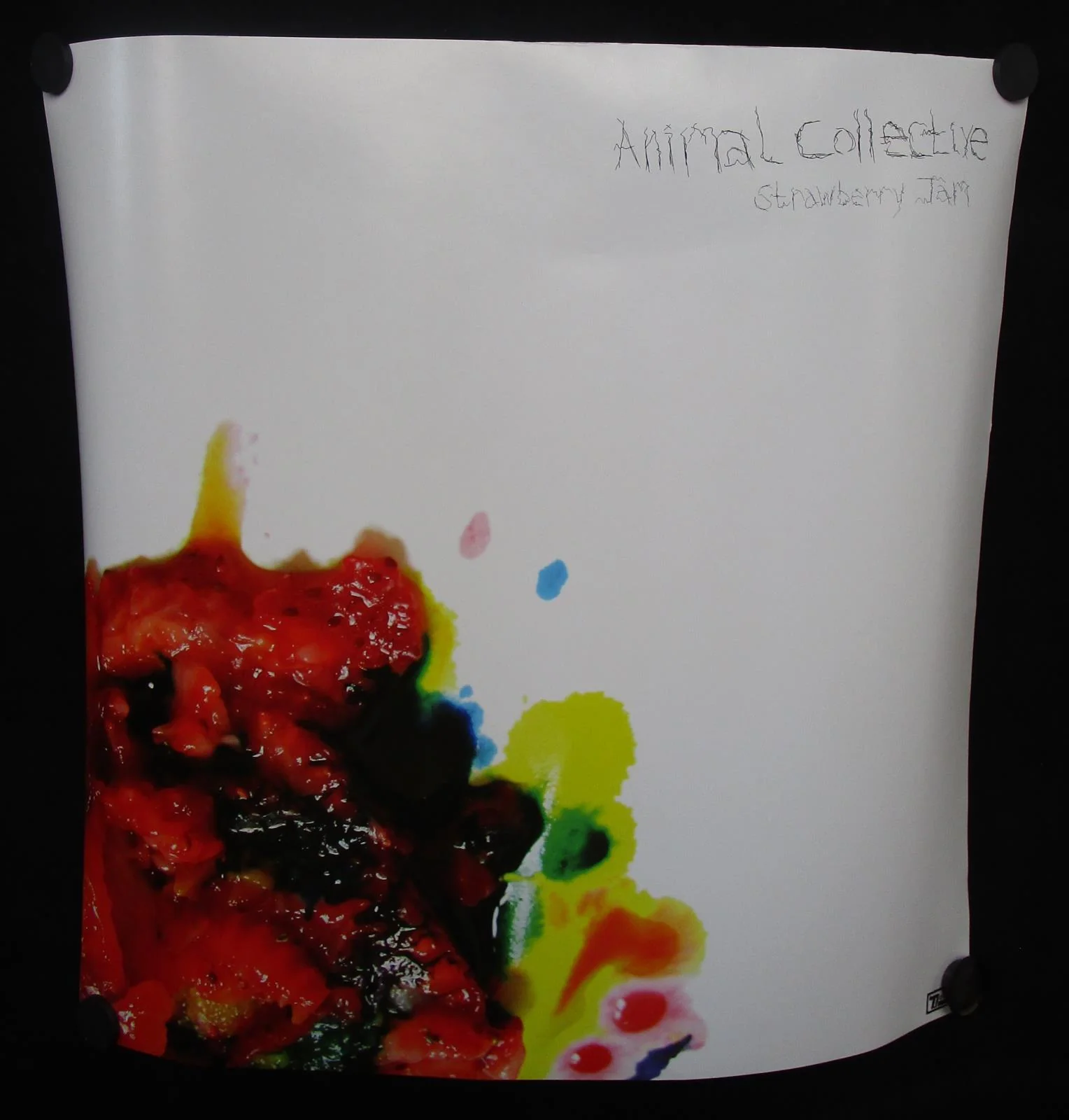 Animal Collective - Strawberry Jam Mint- Poster 18"x18" double-sided - Image 2