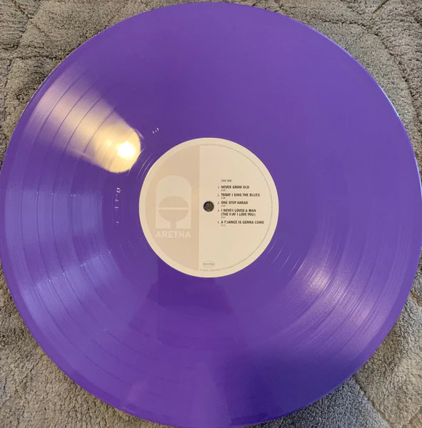 Aretha Franklin - Aretha - Mint- 2 LP Record 2021 Rhino Barnes & Noble Exclusive Purple Opaque Vinyl - Soul / R&B - Image 3