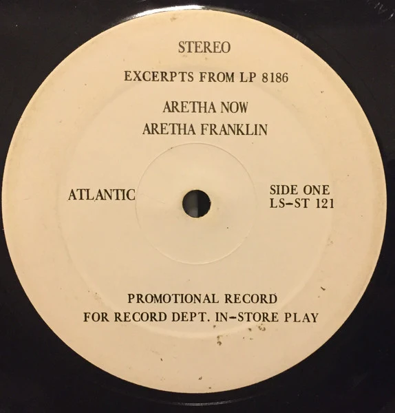 Aretha Franklin / The Rascals - Promotional LP For Record Department-In-Store-Play - VG+ LP Record 1968 Atlantic USA Promo Vinyl - Soul / R&B / Rock - Image 2