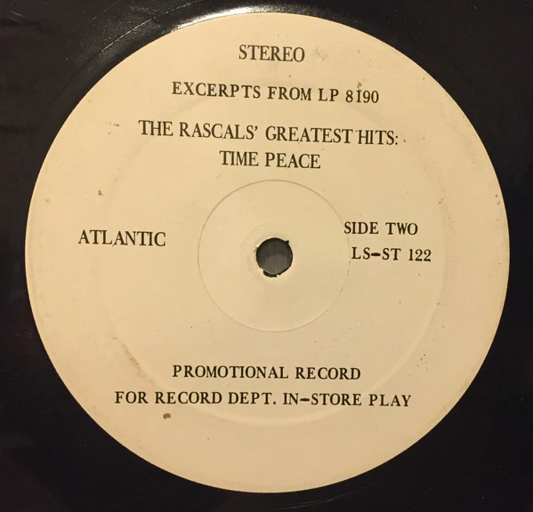 Aretha Franklin / The Rascals - Promotional LP For Record Department-In-Store-Play - VG+ LP Record 1968 Atlantic USA Promo Vinyl - Soul / R&B / Rock - Image 3