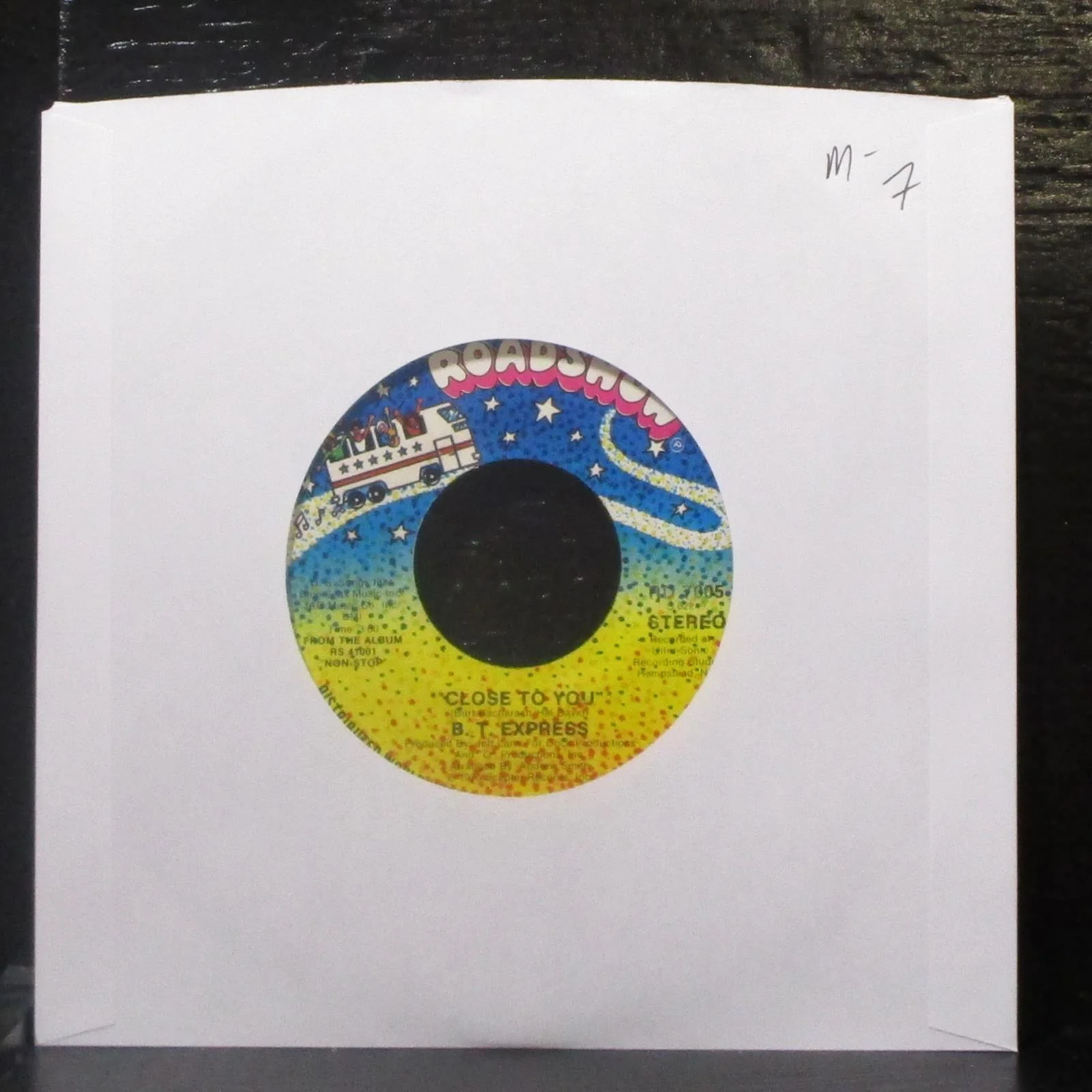 B.T. Express - Close To You / Whatcha Think About That? 7" Mint- Vinyl 45 1975