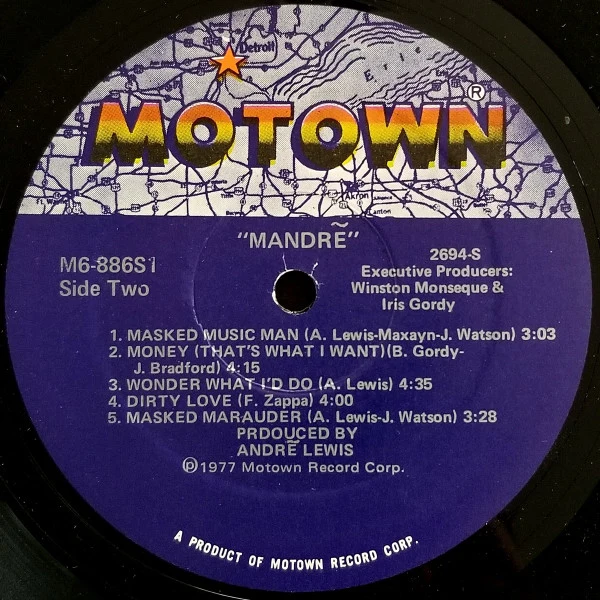 Mandré - Mandre - VG+ LP Record 1977 Motown USA Original Vinyl - Funk / Disco / Jazz-Funk - Image 3