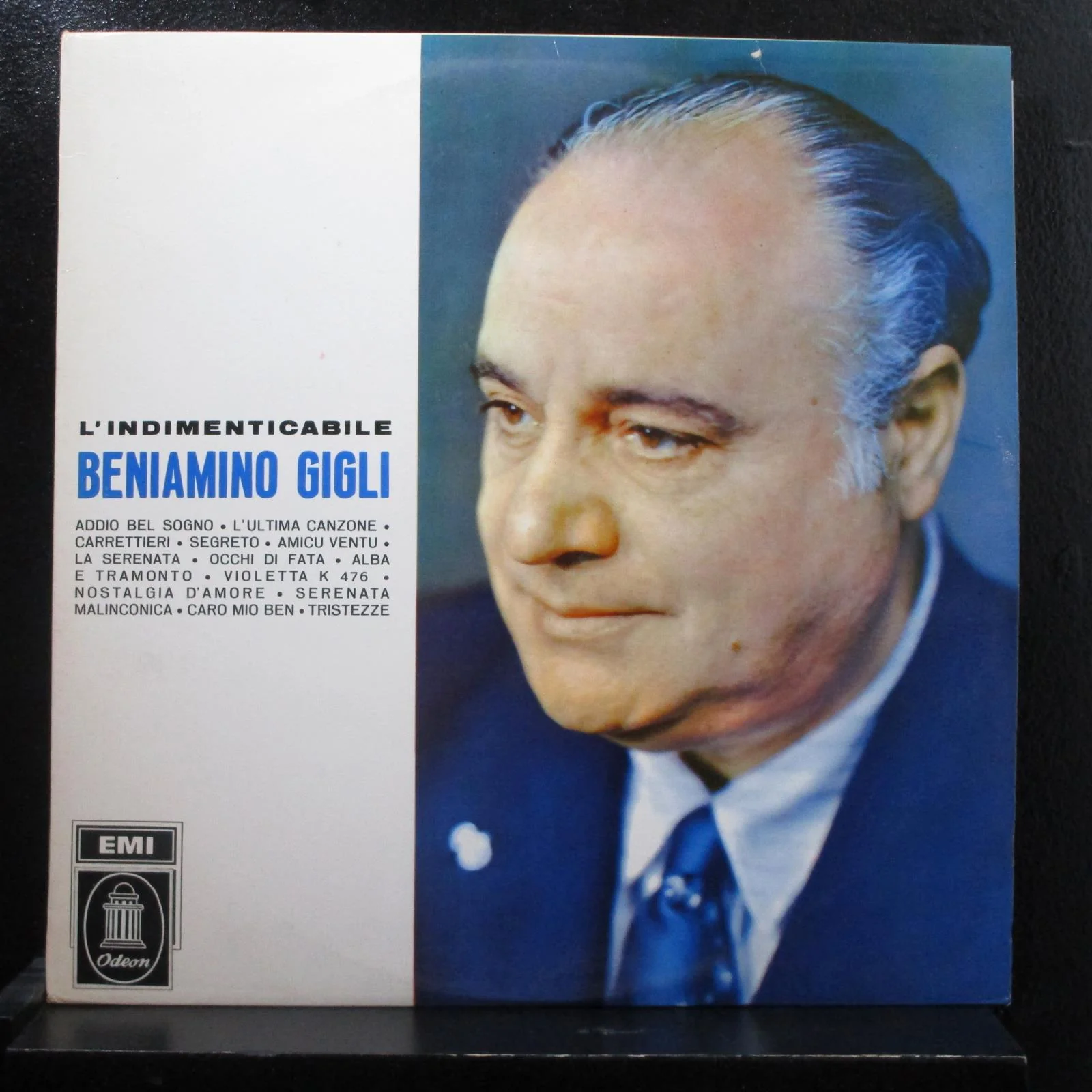 Beniamino Gigli - L'Indimenticabile LP Mint- QELP 8134 Italy Mono Vinyl Record