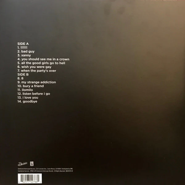Billie Eilish - When We All Fall Asleep, Where Do We Go? - Mint- LP Record 2019 Interscope Darkroom Webstore Exclusive Lime Green Vinyl - Indie Pop / Alt-Pop - Image 2