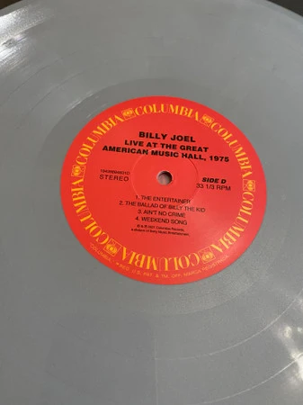 Billy Joel - Live At The Great American Music Hall, 1975 - New LP Record Store Day 2023 Columbia RSD Opaque Gray Vinyl - Classic Rock - Image 4