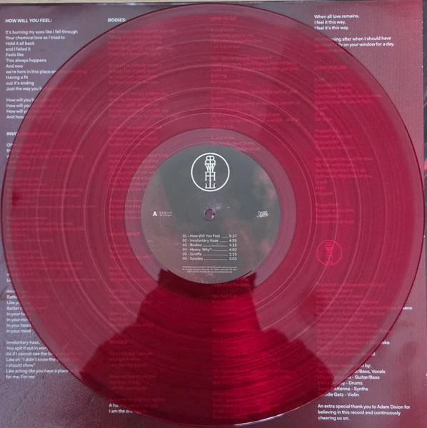 Blackwater Holylight - Not Here Not Gone - New LP Record 2026 Suicide Squeeze Transparent Red Vinyl - Hard Rock / Psychedelic / Doom - Image 2