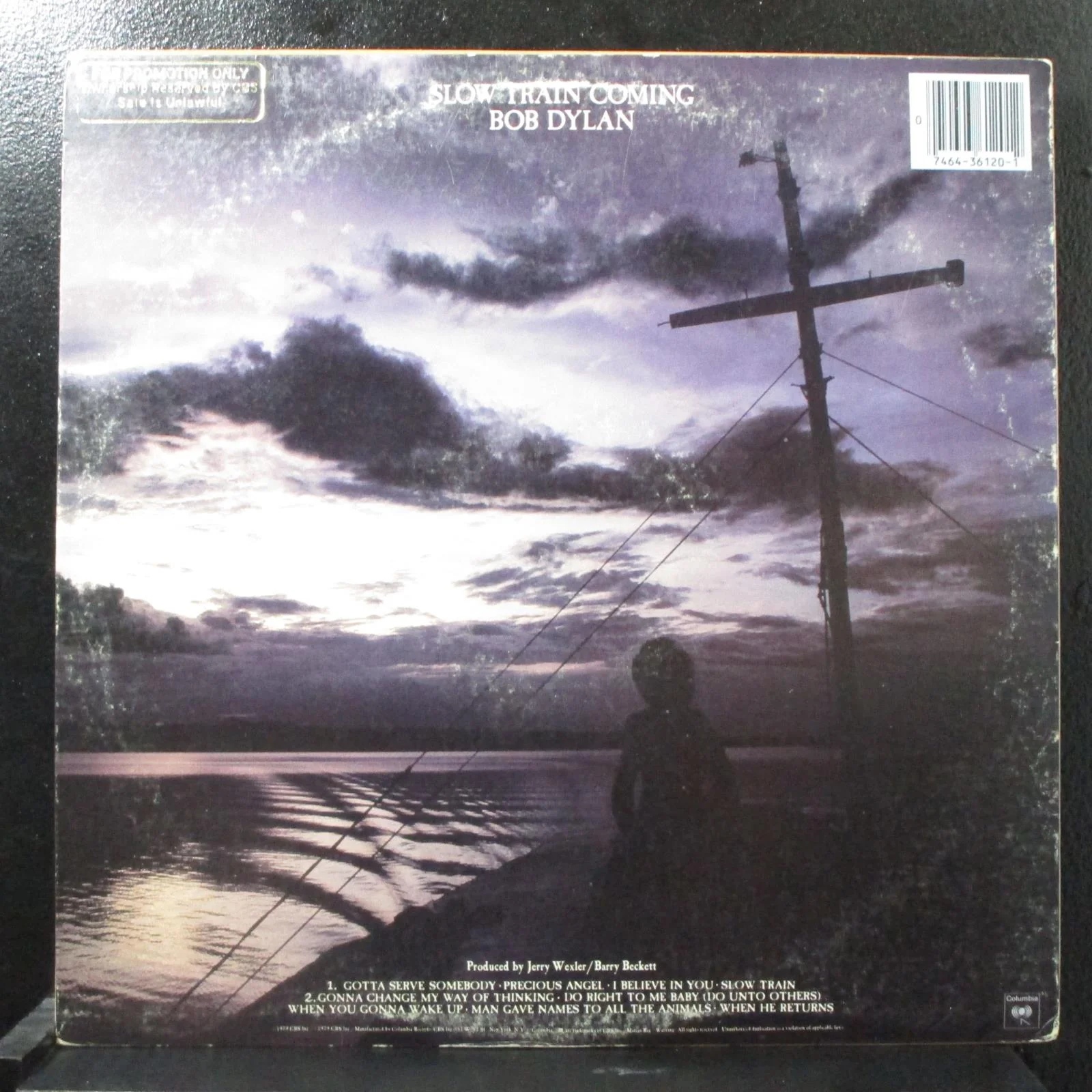 Bob Dylan - Slow Train Coming VG+ Promo LP Columbia FC 36120 USA 1979 - Image 2