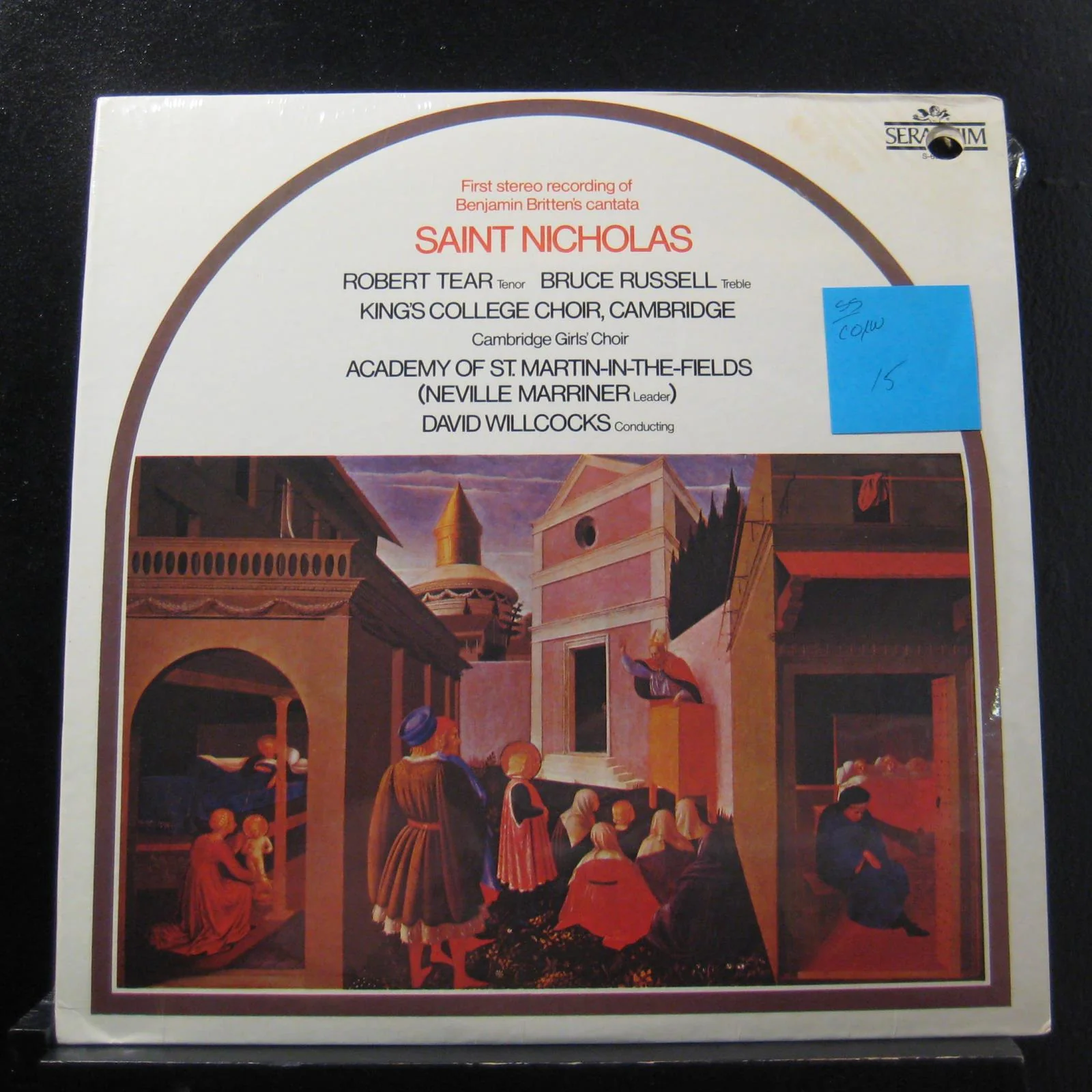 Bruce Russell, Willcocks - Britten Cantata Saint Nicholas LP New Sealed S-60296