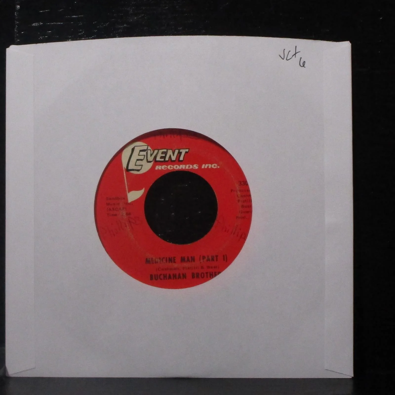 Buchanan Brothers - Medicine Man 7" VG+ Vinyl 45 Event 3302 USA 1969
