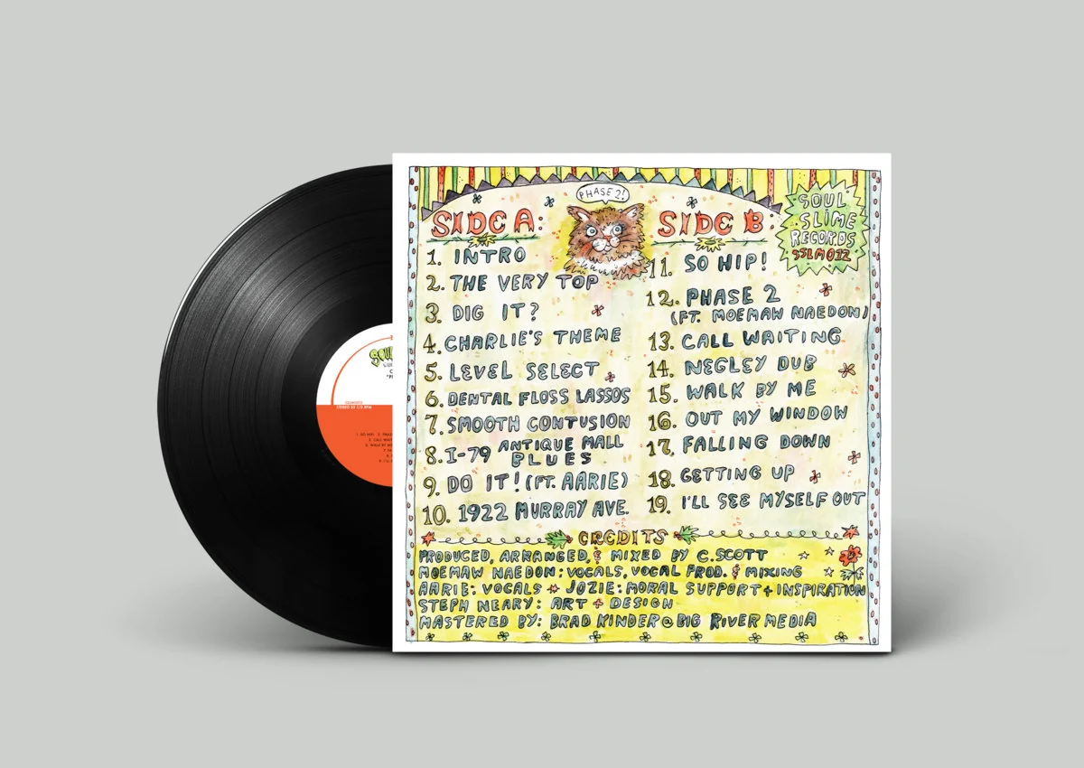 C.Scott - Phase 2 - New LP Record 2026 Soul Slime Vinyl - Hip Hop / Instrumental - Image 3