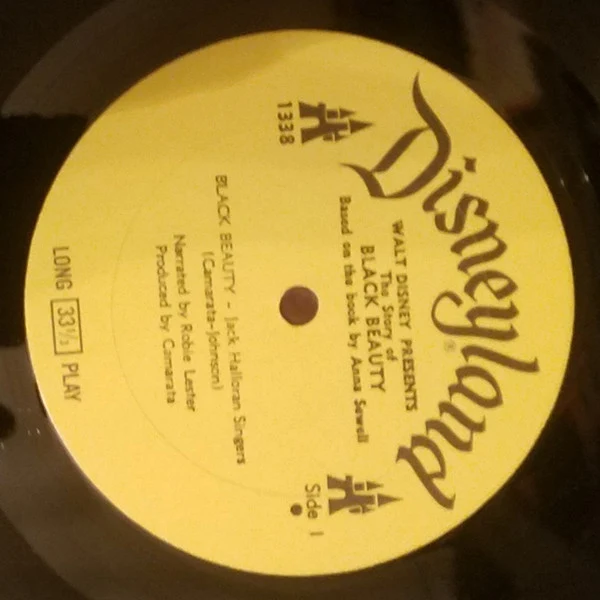 Camarata - Walt Disney - The Story Of Black Beauty (1966) - VG+ LP Record 1973 Disneyland USA Vinyl - Story / Children's - Image 3