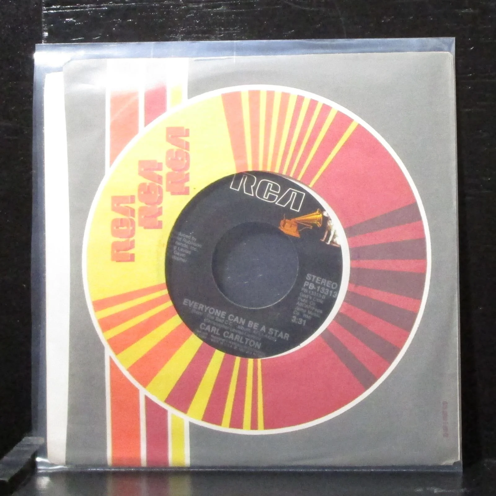 Carl Carlton - Baby I Need Your Loving 7" VG+ Vinyl 45 RCA PB-13313 USA 1982 - Image 2
