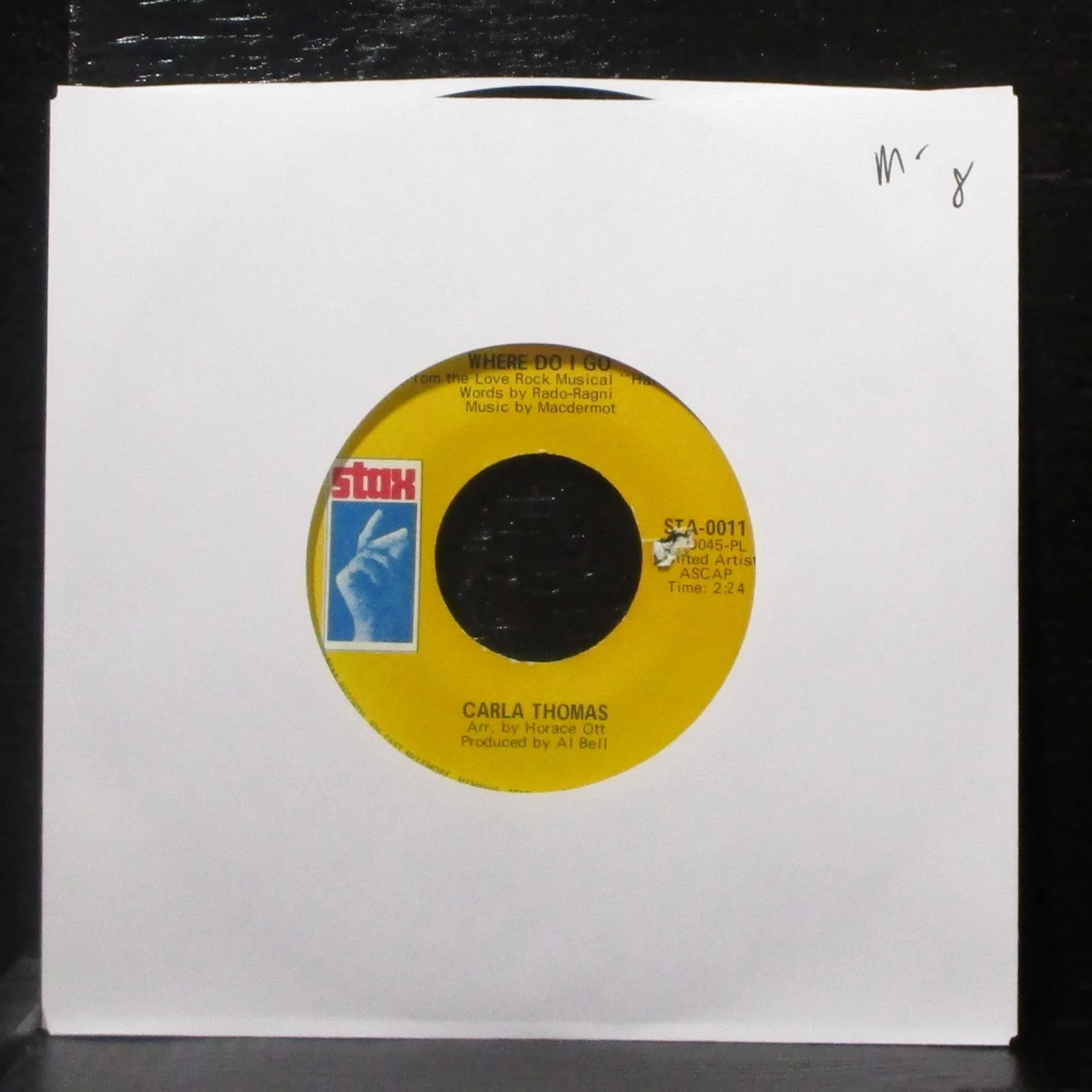 Carla Thomas - Where Do I Go / I've Fallen In Love 7" Mint- Vinyl 45 Stax 1968