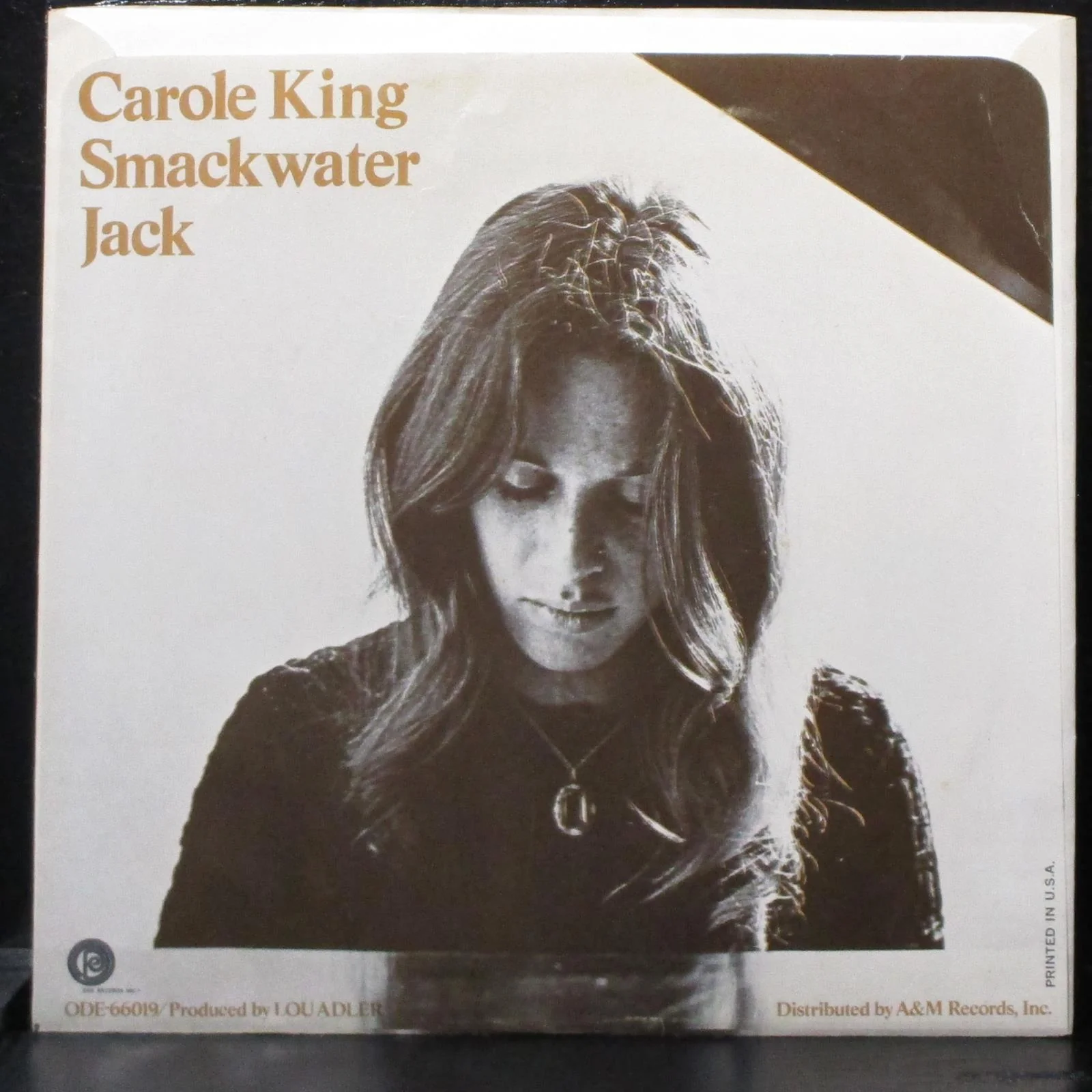 Carole King - So Far Away / Smackwater Jack VG+ 7" Vinyl 45 Ode ODE-66019 - Image 2