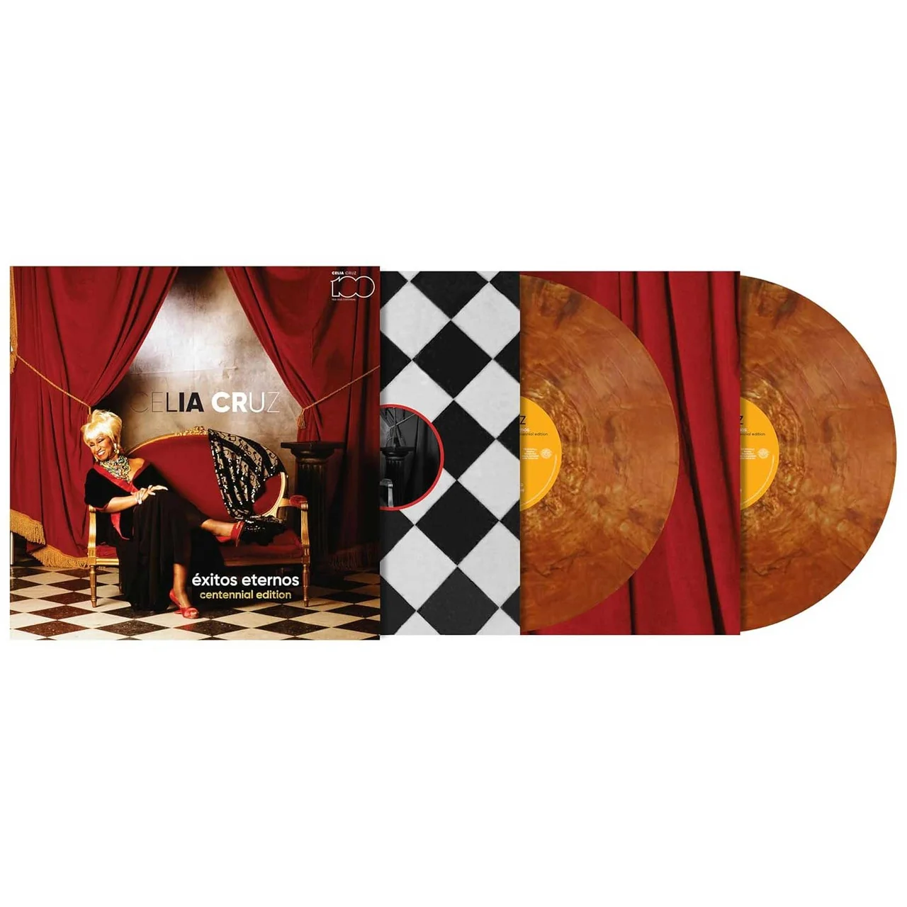 Celia Cruz - Exitos Eternos: Centennial Edition - New 2 LP Record 2025 Universal Copper Vinyl - Salsa / Latin