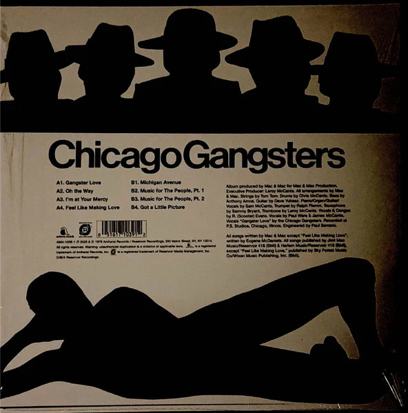 Chicago Gangsters - Gangster Love (1976) - Mint- LP Record 2025 Amherst USA Pumpkin Spice Vinyl - Funk / Soul - Image 2