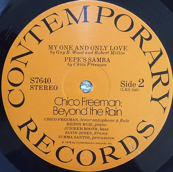 Chico Freeman - Beyond The Rain - VG+ LP Record 1978 Contemporary USA Vinyl - Jazz / Post Bop / Free Jazz - Image 4