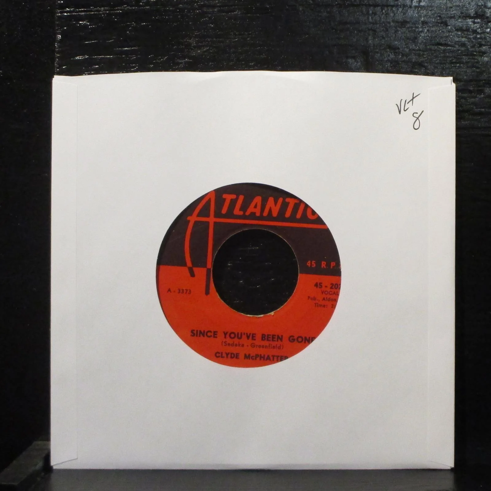 Clyde McPhatterSince You've Been Gone VG+ 7" Vinyl 45 Atlantic 45-2028 R&B 1959