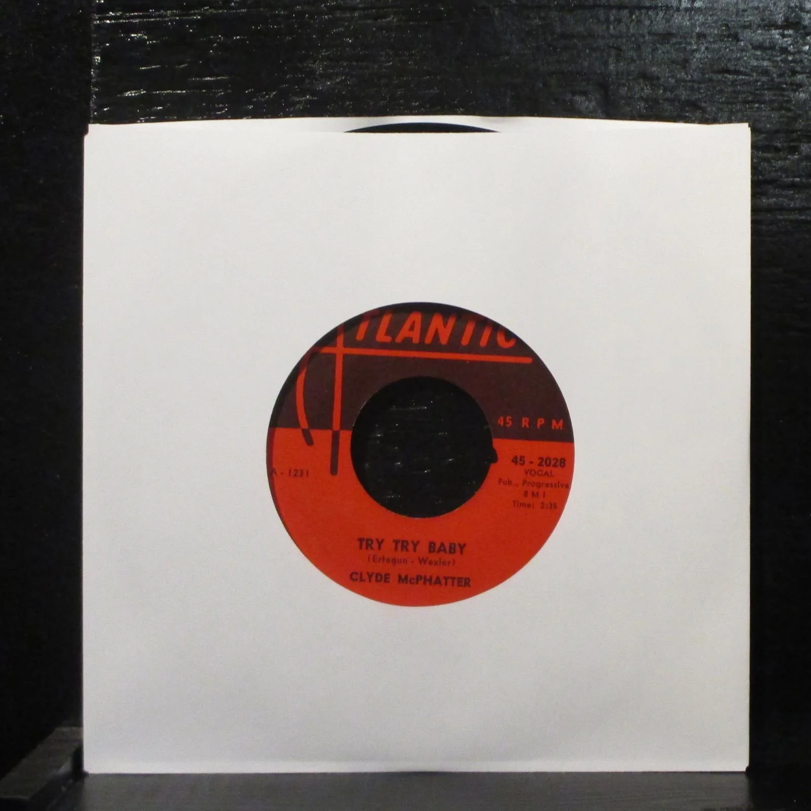Clyde McPhatterSince You've Been Gone VG+ 7" Vinyl 45 Atlantic 45-2028 R&B 1959 - Image 2