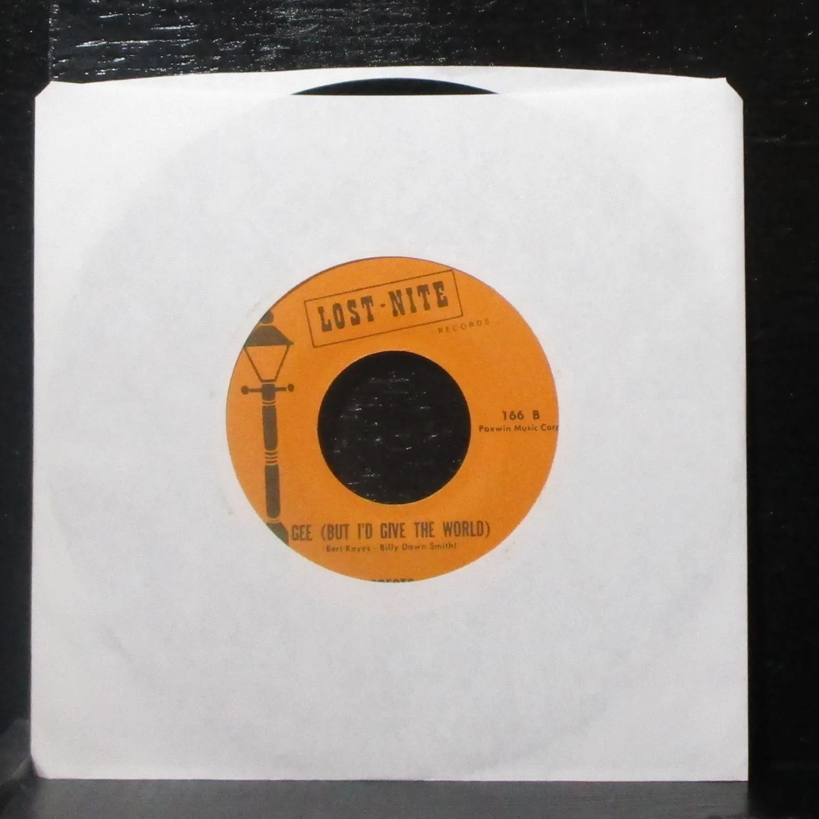 Crests - Step By Step / Gee 7" VG+ Vinyl 45 Lost Nite 166 USA - Image 2