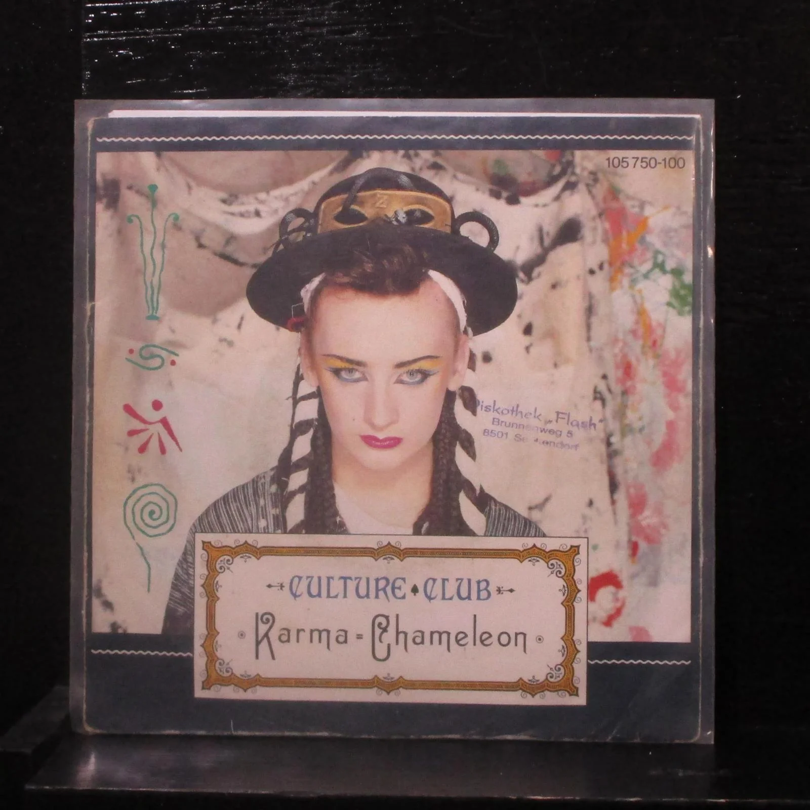 Culture Club - Karma Chameleon 7" VG+ 105 750 Germany 1983 Vinyl 45