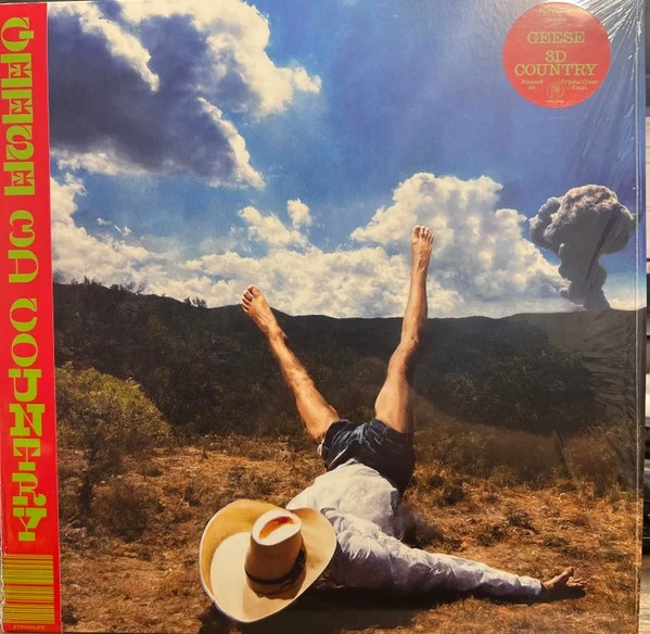 Damaged Cover - Geese - 3D Country - New LP Record 2023 Partisan Crystal Clear Vinyl - Indie Rock / Alternative Rock / Country Rock