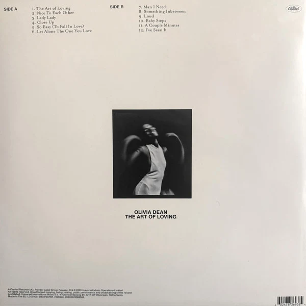 DAMAGED COVER - Olivia Dean - The Art Of Loving - New LP Record 2025 Capitol Lilac Vinyl & Booklet - Soul / Indie Pop / Soul Pop - Image 2