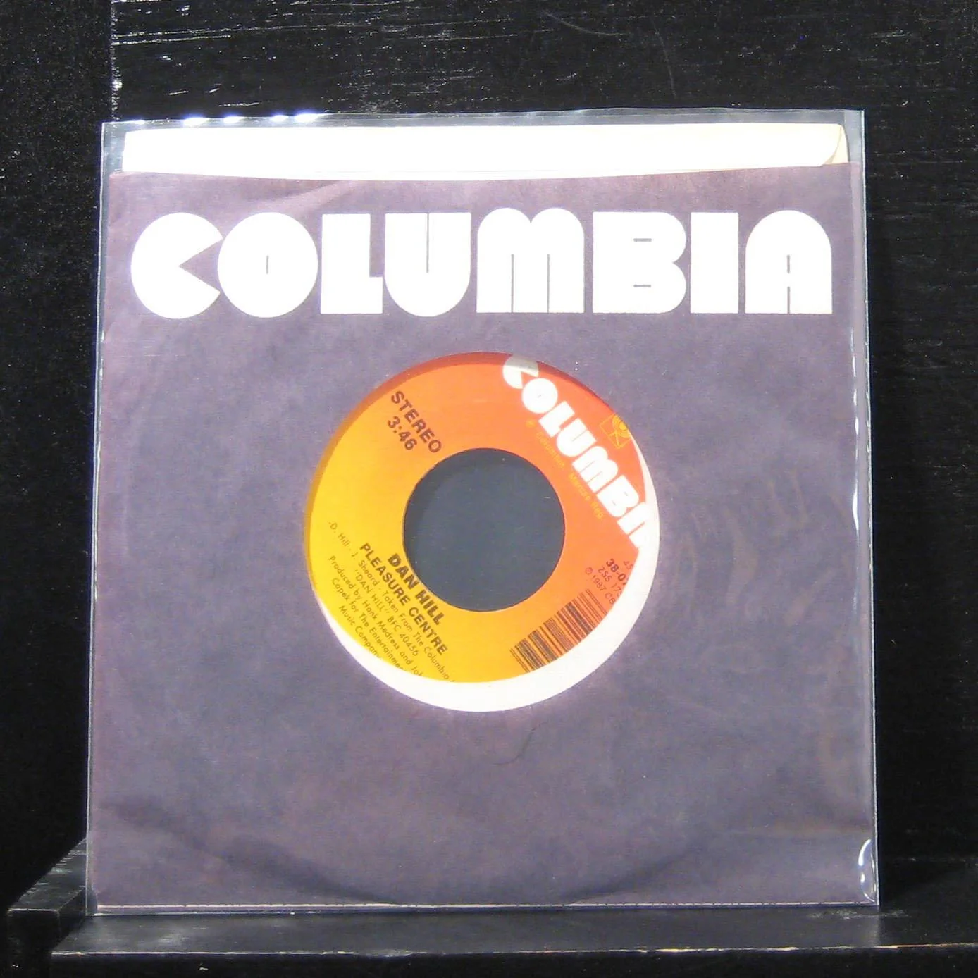 Dan Hill - Can't We Try / Pleasure Centre 7" Mint- 38-07050 Vinyl 45 - Image 2