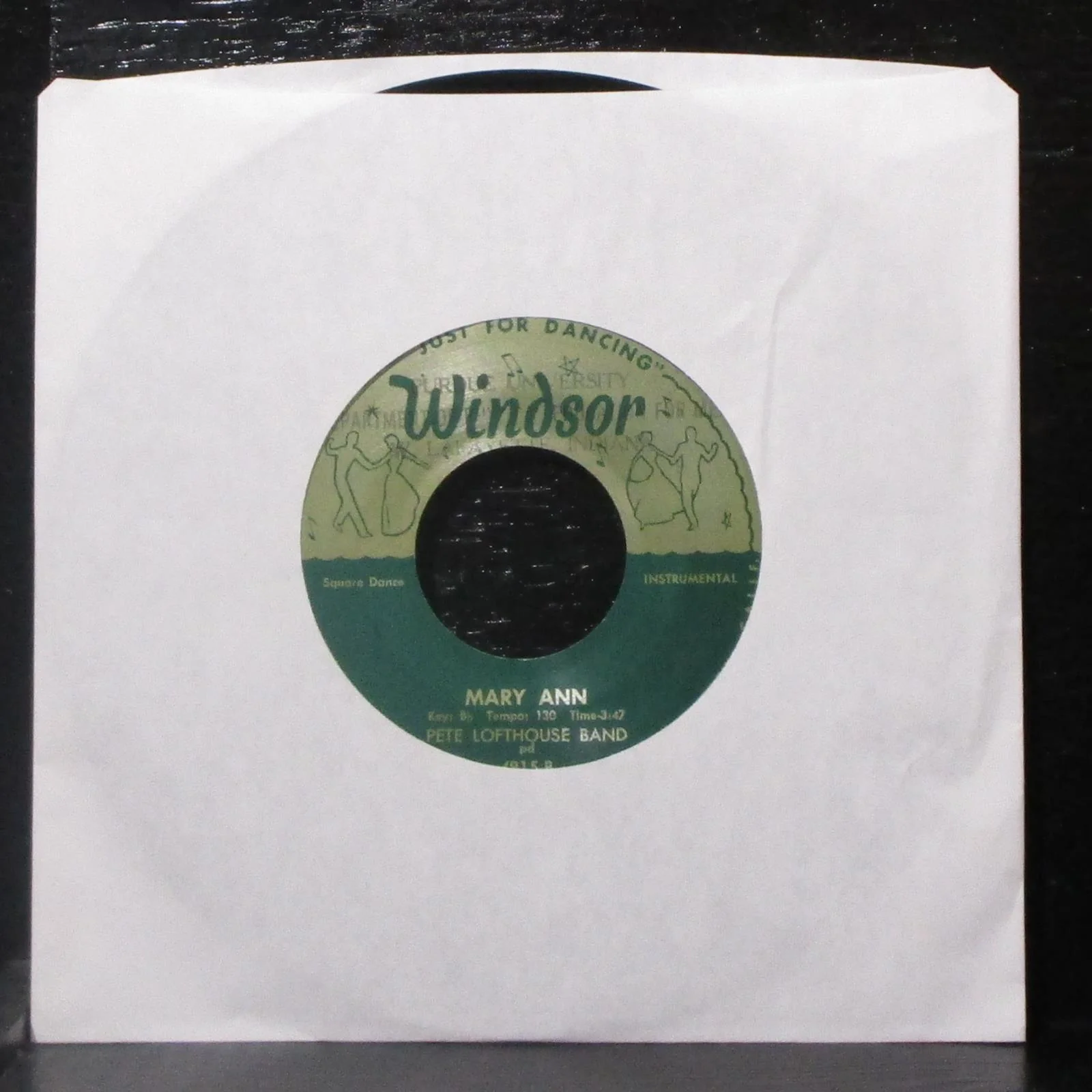 Dave Taylor & Pete Lofthouse Band - Mary Ann 7" VG+ Vinyl 45 Windsor 4815 USA - Image 2