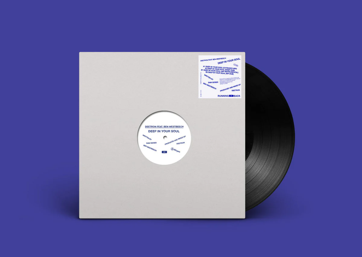 Deetron Featuring Ben Westbeech - Deep In Your Soul - New 12" Single Record 2026 Running Back Vinyl - House