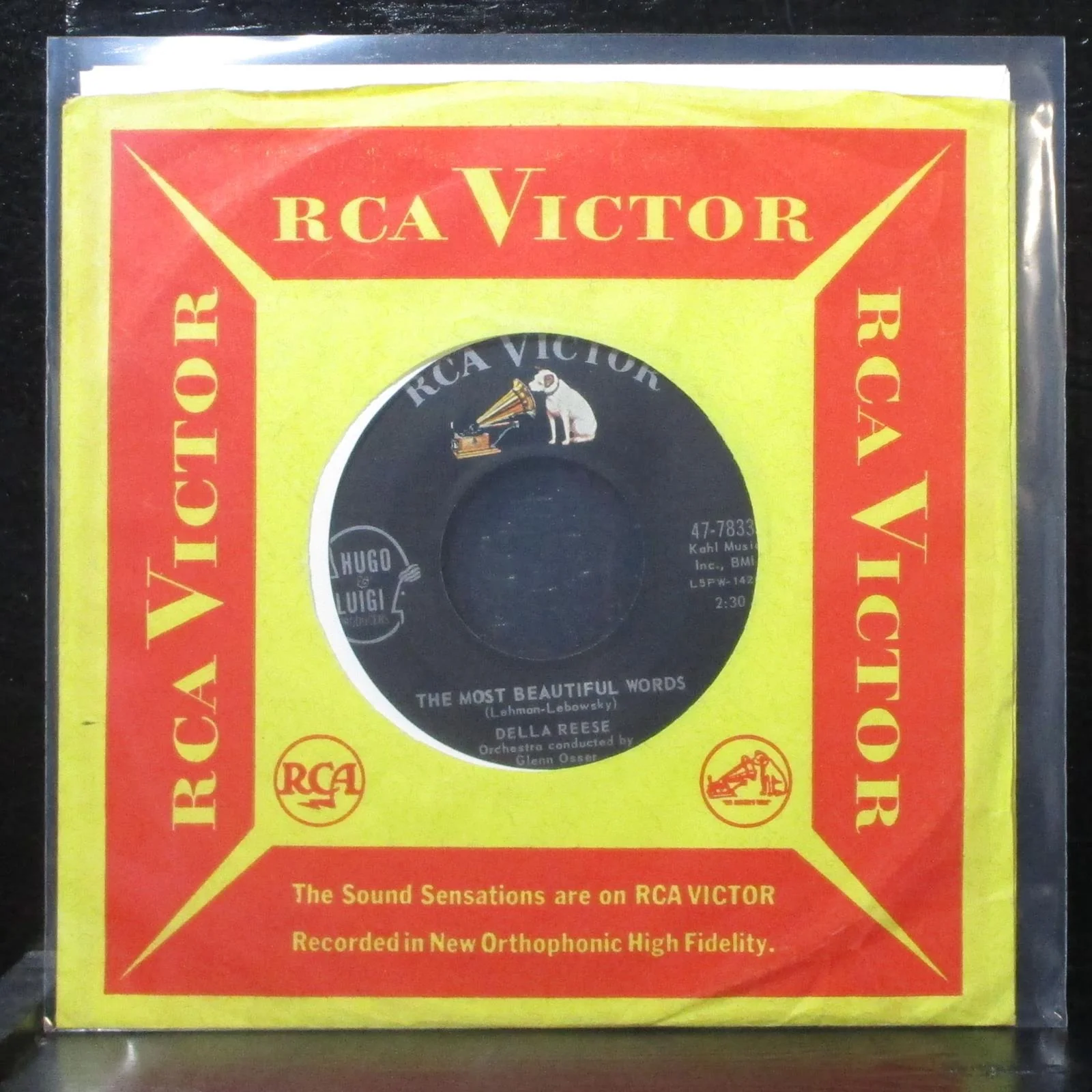 Della Reese - The Most Beautiful Words 7" VG+ RCA 47-7833 USA 1961