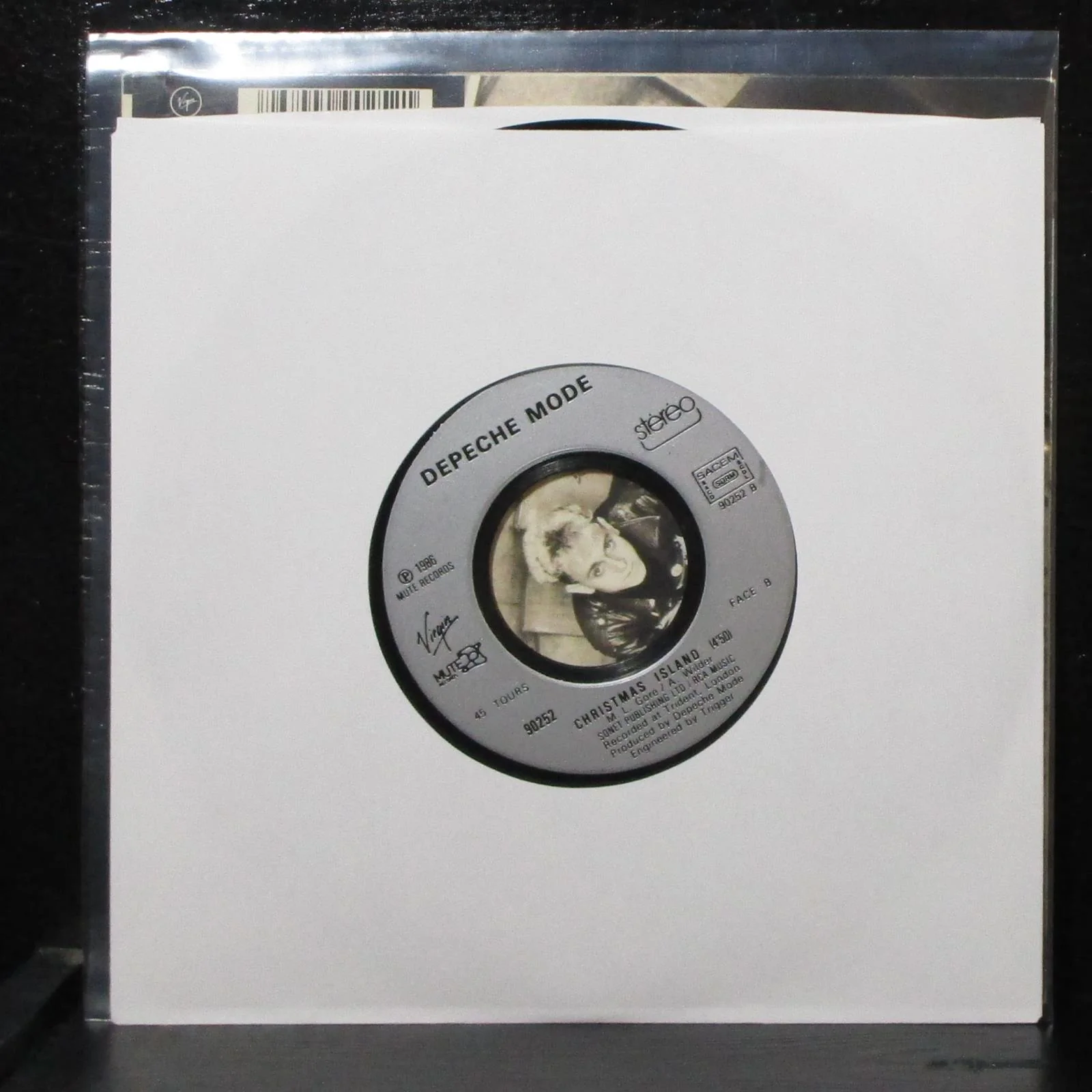 Depeche Mode - A Question Of Lust / Christmas Island 7" Mint- 90252 France 1986 - Image 2