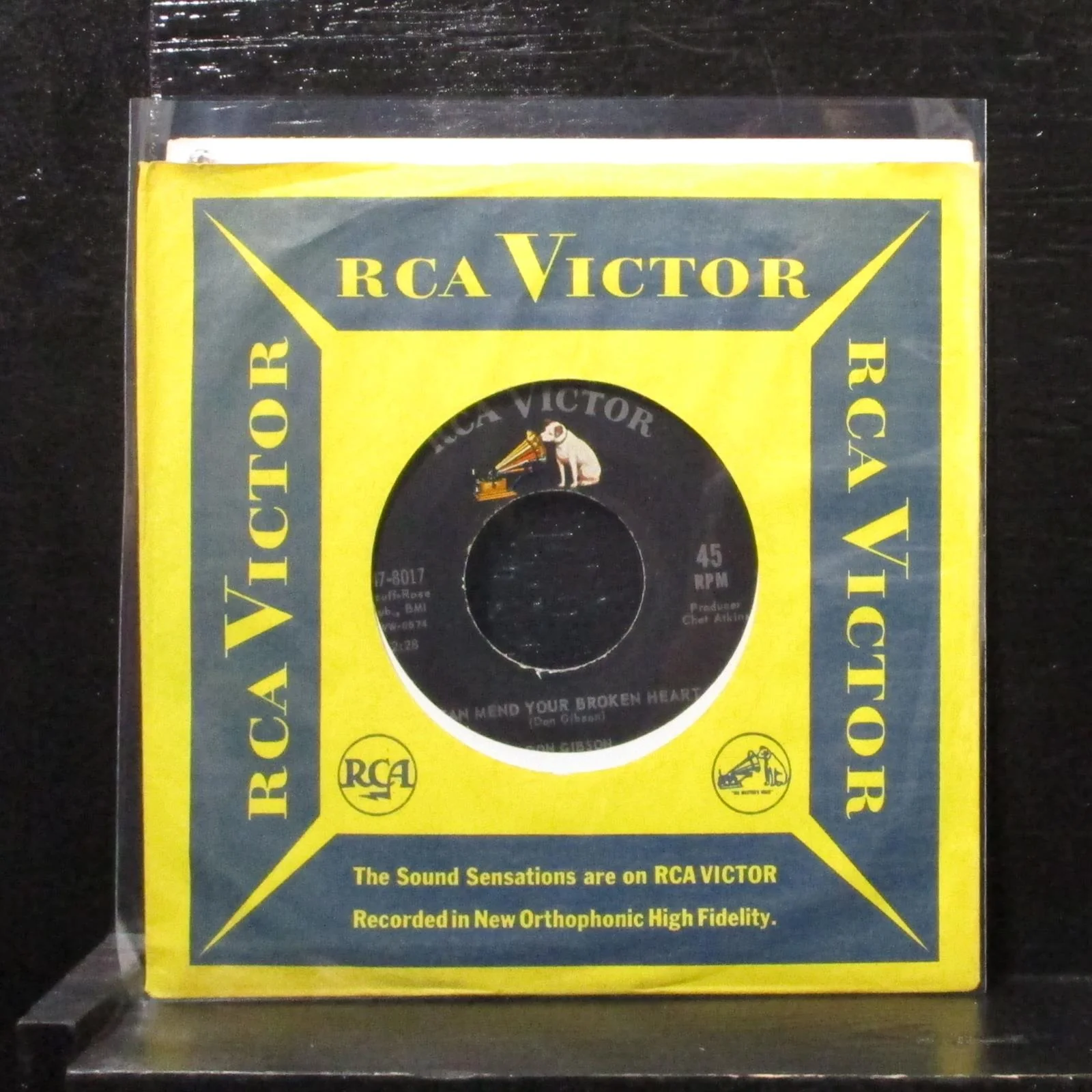 Don Gibson - I Can Mend Your Broken Heart 7" Mint- Vinyl 45 RCA 47-8017 USA