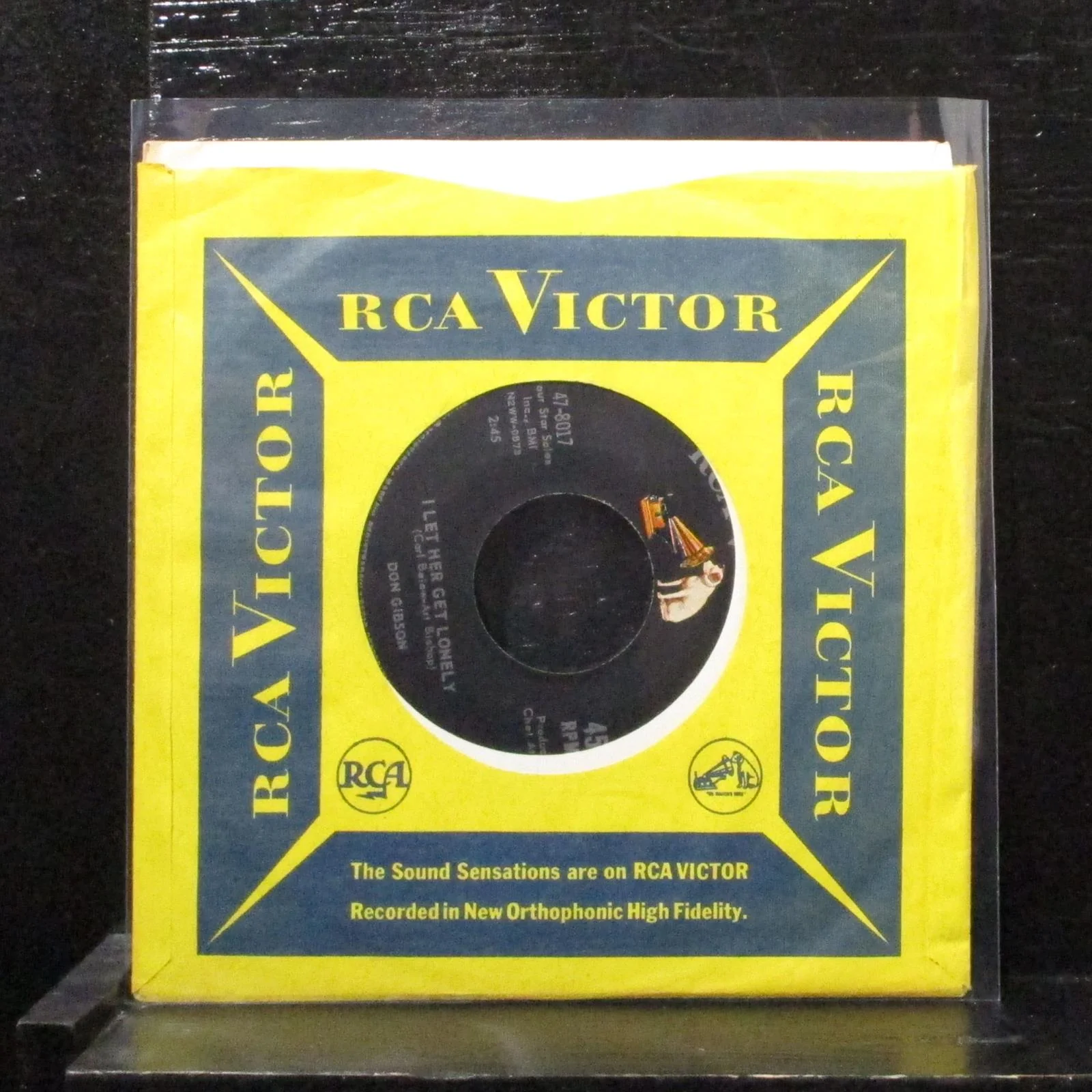 Don Gibson - I Can Mend Your Broken Heart 7" Mint- Vinyl 45 RCA 47-8017 USA - Image 2