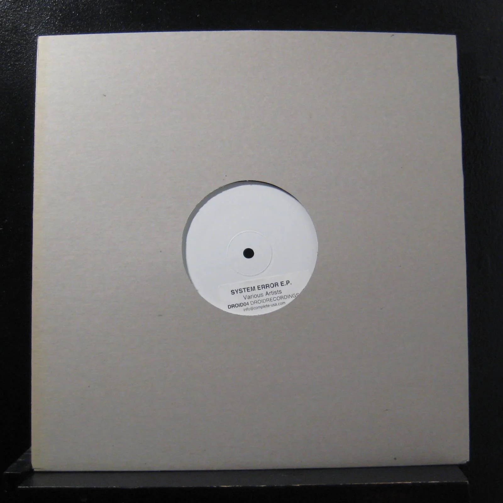 Drumcell / Acid Circus - System Error EP 12" DROID04 Test 2006 USA Vinyl Record