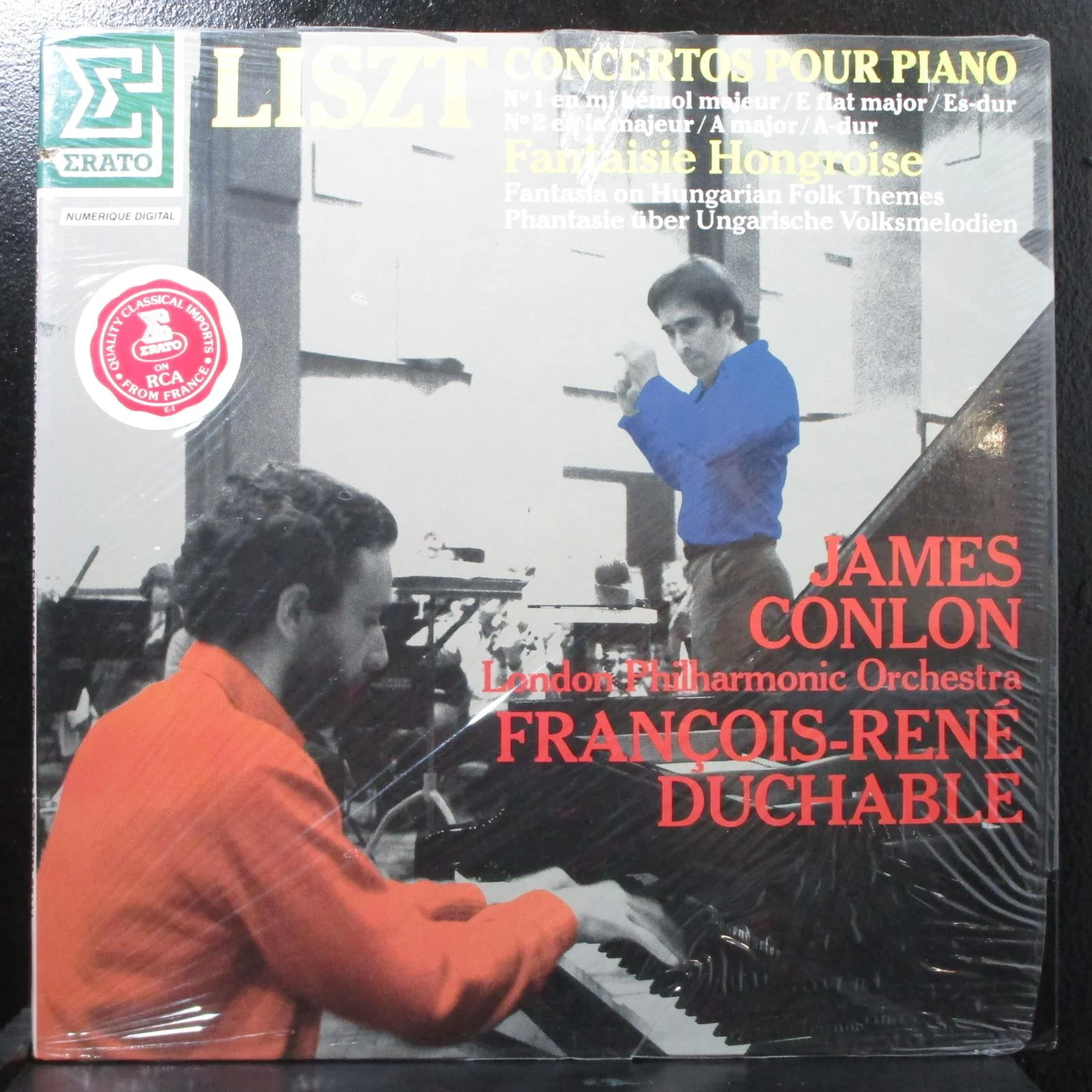 Duchble - Liszt: Concertos Pour Piano sealed LP Erato NUM 75111 France 1984
