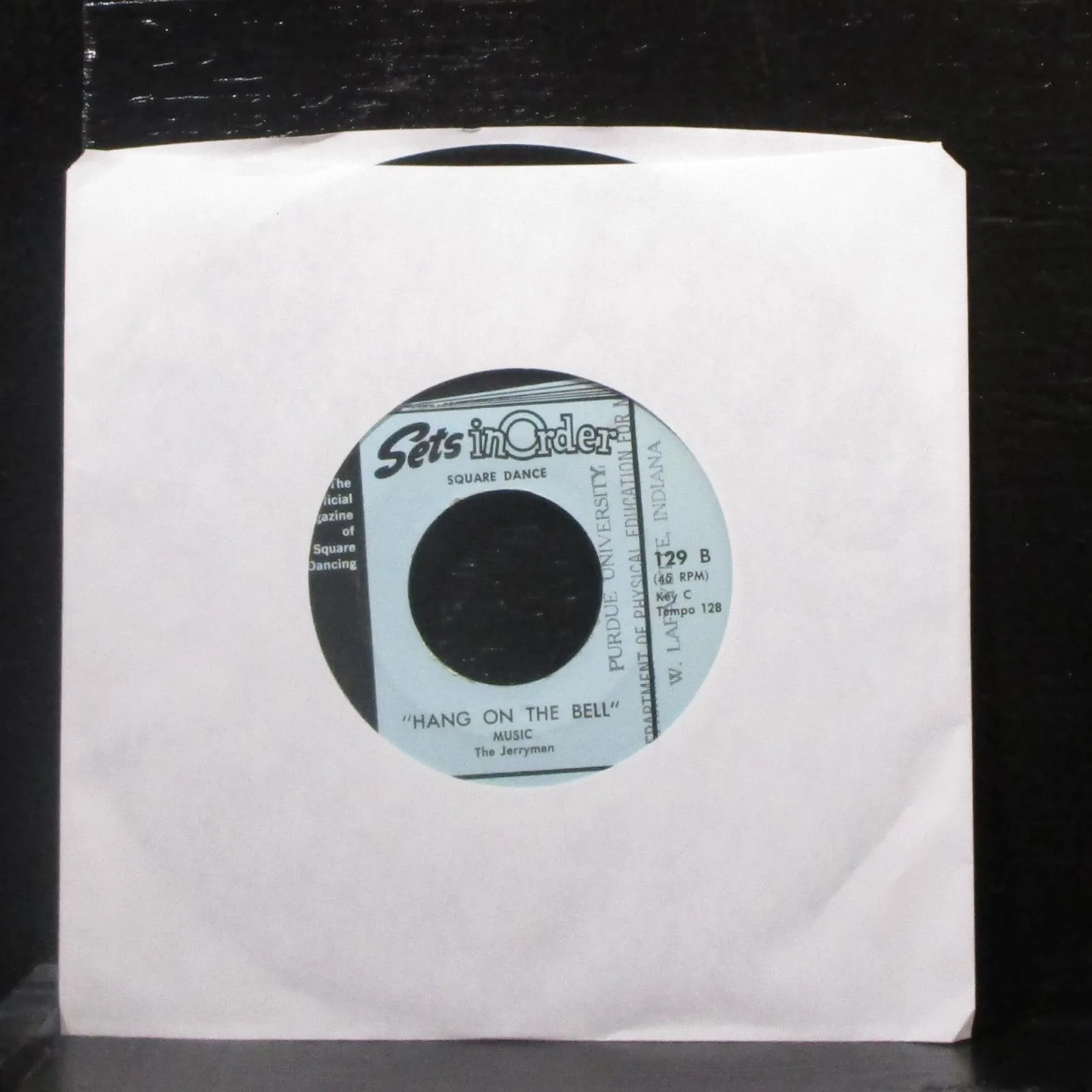 Dude Sibley & The Jerrymen - Hang On The Bell 7" VG+ Vinyl 45 Sets In Order 129 - Image 2