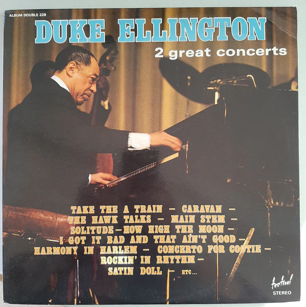 Duke Ellington - 2 Great Concerts - Mint- 2 LP Record 1965 Disques Festival France Vinyl - Jazz / Big Band