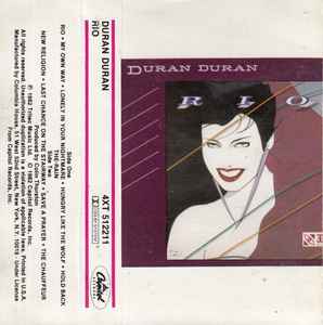 Duran Duran - Rio - Mint- Cassette 1982 Capitol Records Tape - Synth-Pop