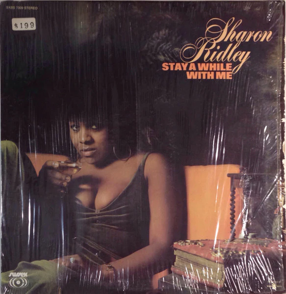 Sharon Ridley - Stay A While With Me - VG+ (VG Cover) LP Record 1971 Sussex USA Original Vinyl - Soul