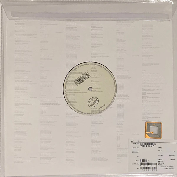 Ecco2k - E (2019) - Mint- LP Record 2022 YEAR0001 Black + White Swirl 180 gram Vinyl, Postcard & PVC sleeve - Hip Hop / Cloud Rap / Ambient - Image 2