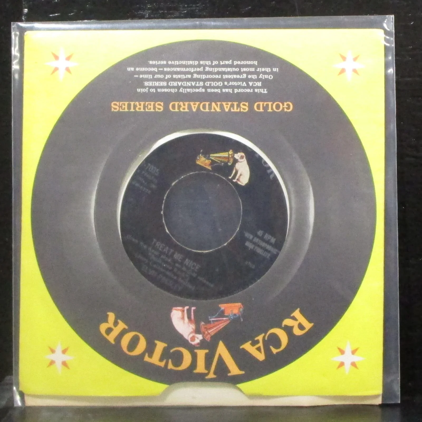 Elvis Presley - Jailhouse Rock / Treat Me Nice 7" VG Vinyl 45 RCA Victor 47-7035 - Image 2