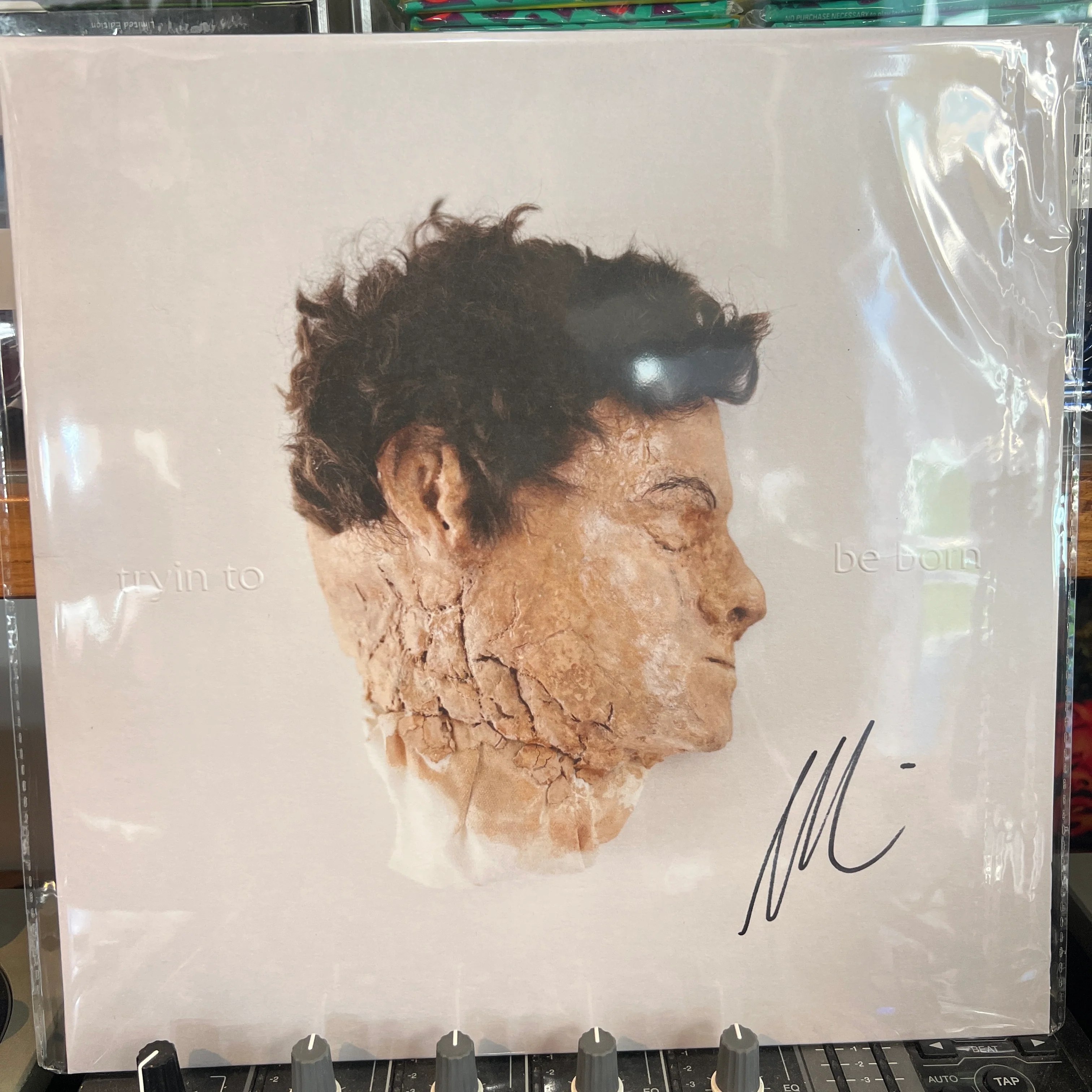 Signed Autographed - Emile Mosseri - Tryin To Be Born - New LP Record 2025 Greedy Heart Clear Pink Wave Vinyl - Indie Rock / Singer-Songwriter